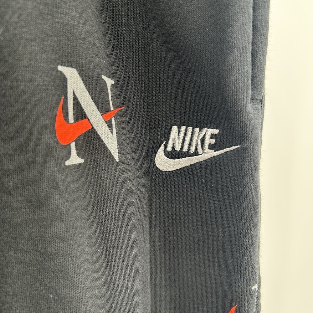 Nike Sportswear Club Fleece Joggers Mens 3XL Black Allover Print Tapered Sporty - Picture 5 of 14